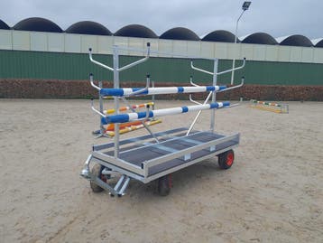 Hinderniswagen / balkenwagen met afneembare balkenjuk NIEUW!, Ophalen, Nieuw, Springen