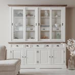 *WOONWINKEL* Tower Living Fleur Buffetkast Romantisch Wit L, Huis en Inrichting, Kasten | Buffetkasten, Verzenden, Nieuw