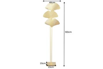Staande lamp GINKGO 160 cm goud - 42690, Huis en Inrichting, Ophalen of Verzenden, Nieuw