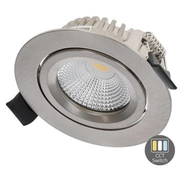 LED Inbouwspot Varda Slim-Fit 4W/6W Zilver | Dimbaar | IP..., Ophalen of Verzenden, Nieuw
