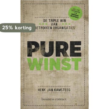 Pure winst 9789047006527 Henk Jan Kamsteeg, Boeken, Verzenden, Gelezen, Henk Jan Kamsteeg