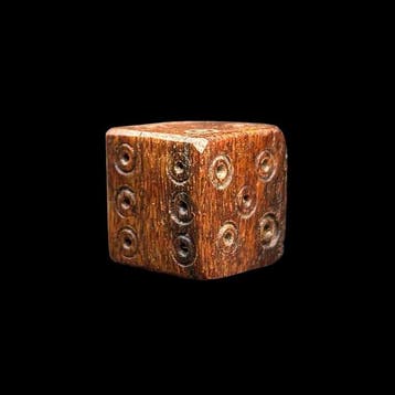 Oud-Romeins, Keizerrijk Been dobbelsteen - Ancient Roman