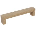 Greep Bench Recht Eiken gelakt 128 mm, Verzenden, Nieuw