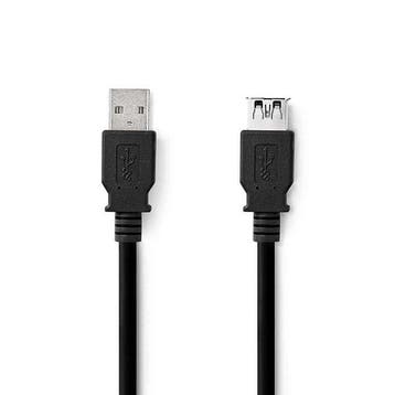 USB verlengkabel | 2 meter | USB 3.0 (100% koper), Verzenden, Nieuw