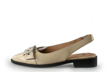 Manfield Slingbacks in maat 36 Beige, Verzenden, Beige, Zo goed als nieuw, Manfield