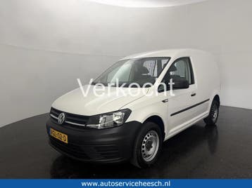 Zakelijke lease - Volkswagen Caddy Bestel 2.0 TDI L1H1 l, Stof, Gebruikt, Euro 6, Wit