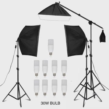 Professionele Softbox Verlichtingskit 50x70cm - Continu Lich, Verzenden, Nieuw