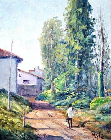 École valencienne (XX), signé Monleón - Le Sentier des