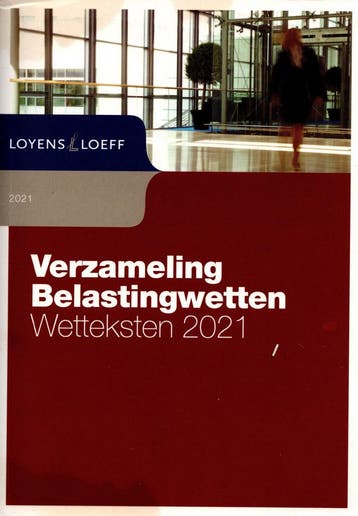 Boek Verzameling Belastingwetten – Wetteksten 2021, Verzenden, Zo goed als nieuw