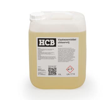 HCB Vaatwasmiddel - 10 liter - chloorvrij - universeel voor, Verzenden, Nieuw in verpakking, Overige typen