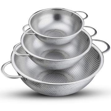 HI NATURE™ Vergieten - Vergiet RVS 3-delige set -, Ophalen of Verzenden, Nieuw