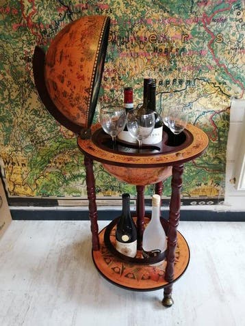Globe bar - Hout - Globe Bar 90x44cm