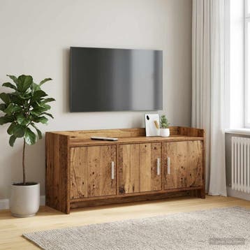 vidaXL TV-kast 102 x 33 x 47 cm Oud hout Bewerkt hout, Huis en Inrichting, Minder dan 50 cm, Verzenden, Nieuw, Minder dan 100 cm