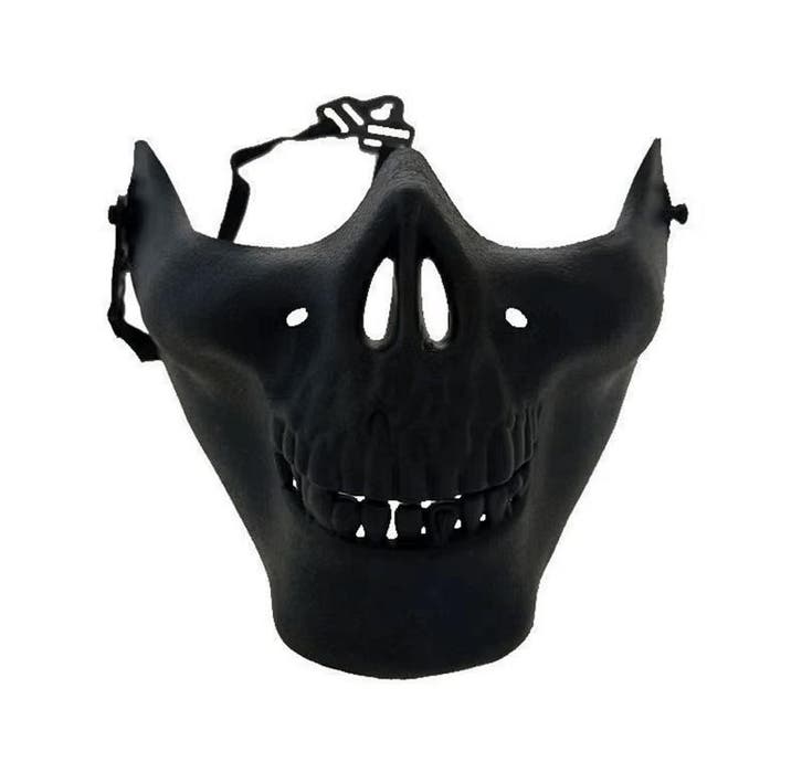 Horror Masker  Zwart, Kleding | Heren, Carnavalskleding en Feestkleding, Nieuw, Ophalen of Verzenden
