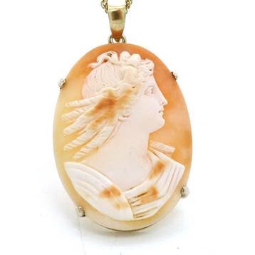 Zonder minimumprijs - Ketting met hanger Zilver, Verguld