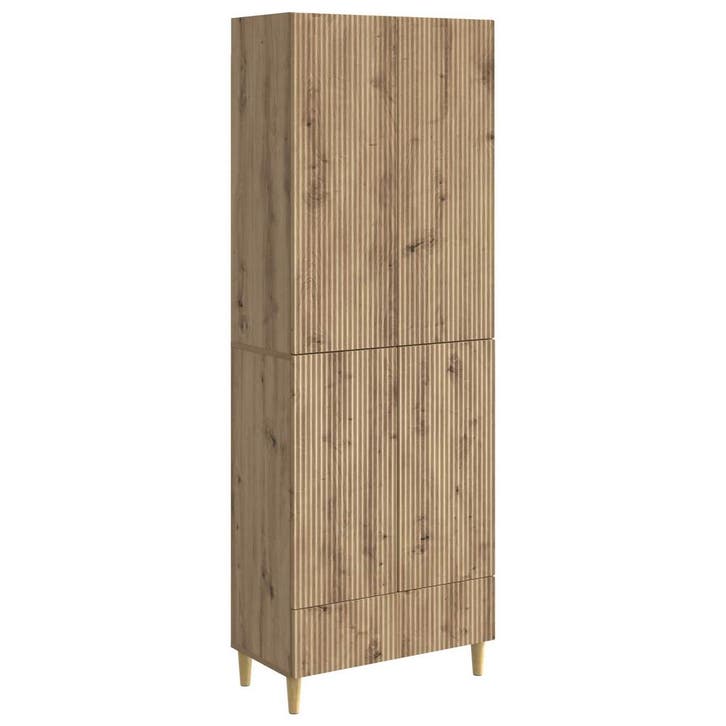 vidaXL Kastenset 2 pcs Artisanaal eiken 66 x 34,5 x 95 cm, Huis en Inrichting, Overige Huis en Inrichting, Nieuw, Verzenden