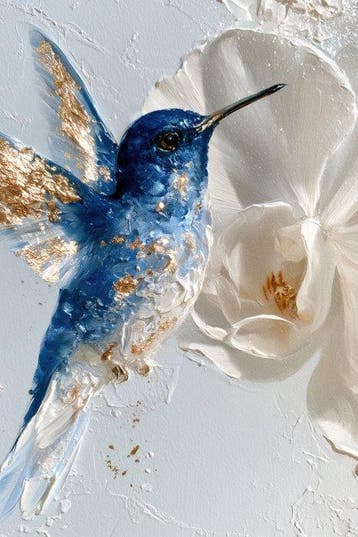 Iconica - Sapphire Hummingbird - unique 1/1 XXL (150 x 100