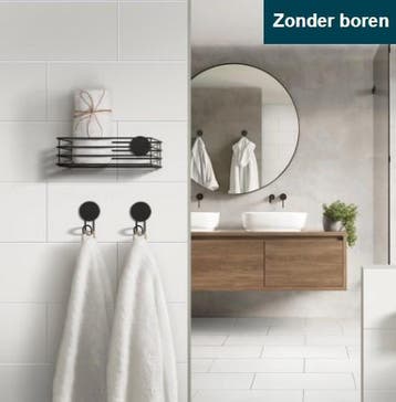 Smedbo Beslagsboden Douchedraadkorf - 25 x 7 x 12 cm -, Ophalen of Verzenden, Nieuw, Rvs, Bad