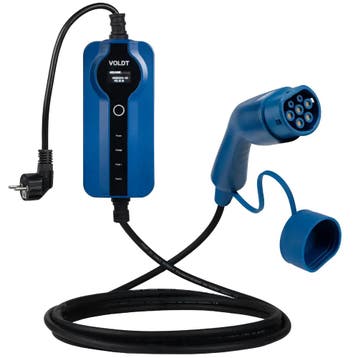 Voldt Smart mobiele thuislader Type 2 | 3,7 kW – Schuko, Ophalen of Verzenden, Nieuw