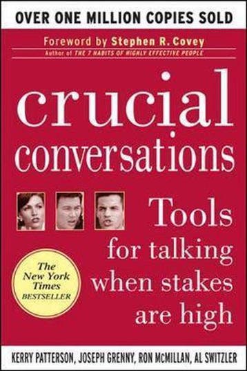 Crucial Conversations - Kerry Patterson 9780071401944, Verzenden, Zo goed als nieuw, Kerry Patterson
