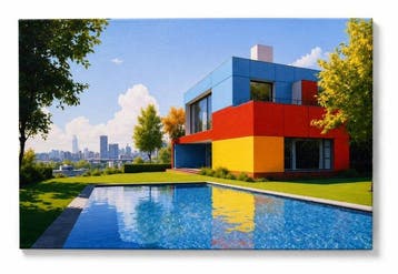KOYA (XX) - Maison moderne avec piscine, Antiek en Kunst