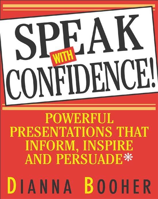 Speak With Confidence!, Boeken, Literatuur, Ophalen of Verzenden