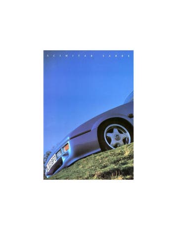 1995 SCIMITAR SABRE BROCHURE ENGELS, Nieuw, Author