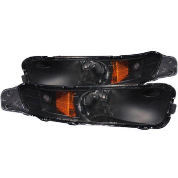 ANZO 2005-2009 Ford Mustang Euro Parking Lights Black w/, Ophalen of Verzenden, Nieuw