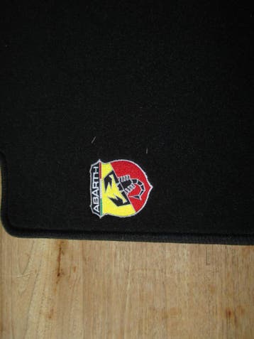 500 Abarth mattenset extra zware zwarte velours, iets moois, Ophalen of Verzenden, Nieuw, Fiat