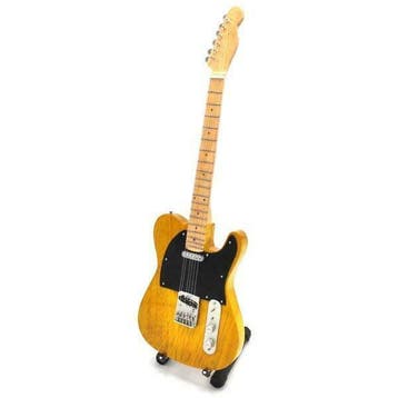 Miniatuur replica Fender Telecaster gitaar Bruce Springsteen, Ophalen of Verzenden, Nieuw, Pop, Beeldje of Miniatuur