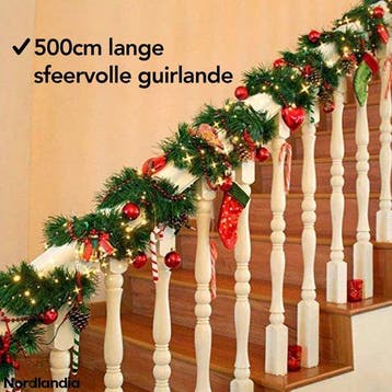 2dekans | Nordlandia Guirlande Met verlichting - Timer -, Ophalen of Verzenden, Zo goed als nieuw