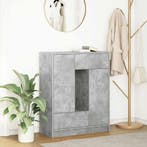 Dressoir met lades en deuren 73x31x90 cm betongrijs, Verzenden, Nieuw