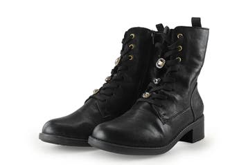 Rieker Veterboots in maat 42 Zwart, Verzenden, Zwart, Overige typen, Zo goed als nieuw