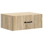vidaXL Wandbeugel Bedkast Sonoma Eiken 49 x 34,5 x 20 cm, Minder dan 45 cm, Verzenden, Nieuw, Minder dan 55 cm