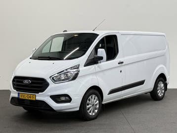 Ford Transit Custom 300 2.0 TDCI L2H1 Trend, Stof, Gebruikt, Euro 6, Wit