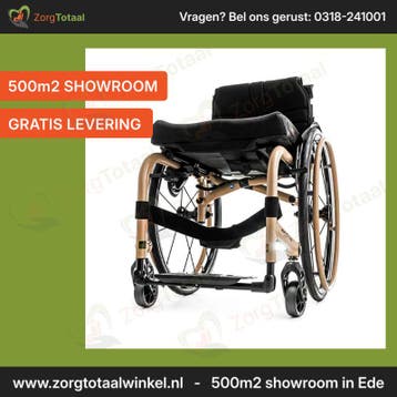 Actieve rolstoel - Quickie QS7 X - Licht vouwen, direct ri.., Ophalen of Verzenden, Nieuw, Handbewogen rolstoel