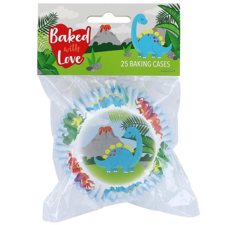 Culpitt Cupcake Vormpjes Dino 50mm 25st., Hobby en Vrije tijd, Taarten en Cupcakes maken, Nieuw, Verzenden