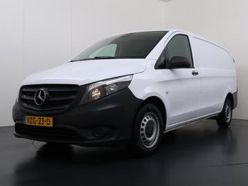 Zakelijke Lease |  Mercedes-Benz Vito 110 CDI Lang, Stof, Gebruikt, Euro 6, Wit