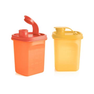Tupperware Schenkkannetjes Vierkant 350 ml, Ophalen of Verzenden, Nieuw