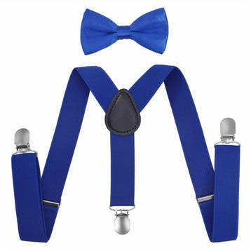 Fako Fashion - Kinder Bretels Met Vlinderstrik - 65cm -, Verzenden, Nieuw