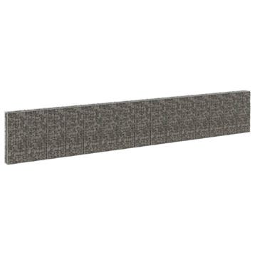 vidaXL Schanskorfmuur met deksels 900x30x150 cm, Verzenden, Nieuw, IJzer, Minder dan 1 meter