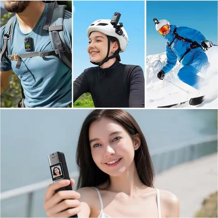 4K Action Camera Stabilisatie Waterdicht WiFi Lange Batterij, Audio, Tv en Foto, Videocamera's Digitaal, Nieuw, Verzenden