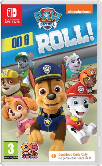 Paw Patrol: On a Roll - Nintendo Switch (Code in A Box), Verzenden, Nieuw