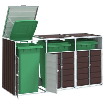 vidaXL Containerberging voor 3 containers 216x81x115 cm, Verzenden, Nieuw