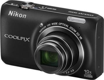 Nikon Coolpix S6300 Digitale Compact Camera - Zwart, Verzenden, Zo goed als nieuw