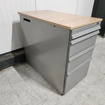 Ahrend standcontainer 4 laden - 73x45x80 cm, Ophalen of Verzenden, Nieuw