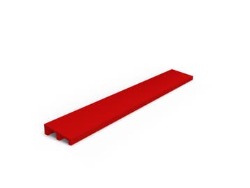 Kunststof beglazingskegje 17x7x4x mm - Rood - 10st., Ophalen of Verzenden, Nieuw