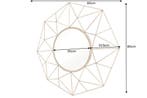 Handgemaakte spiegel DIAMOND L 80cm messing gemaakt van, Huis en Inrichting, Woonaccessoires | Spiegels, Ophalen of Verzenden