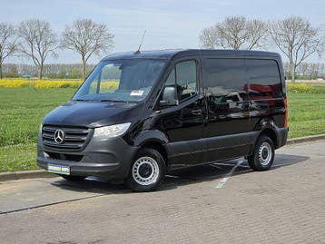 Zakelijke Lease |  Mercedes-Benz Sprinter 316, Stof, Gebruikt, Zwart, Mercedes-Benz