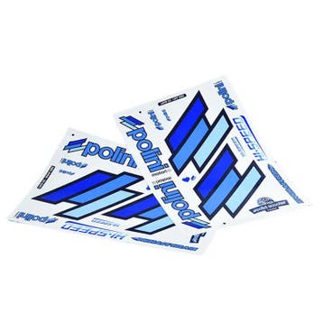Stickerset Polini Racing - Piaggio Zip - 22 delig - 225.030, Ophalen of Verzenden, Nieuw